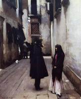 (image for) Handmade oil painting Copy paintings of famous artists John Singer Sargenti's art Venetian Street 188